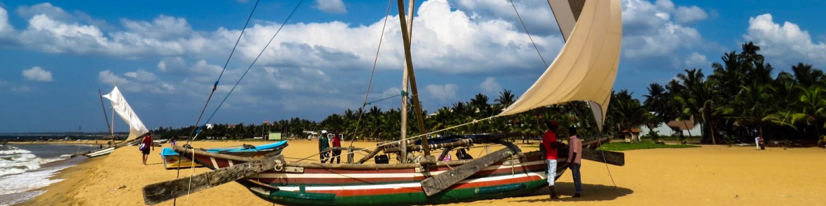 Пляжи и рыбаки в Негомбо